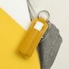Lipstick Lip Gloss Bag Keychain Holder PU Leather Chapstick Pouch Keyring Portable Lip Balm Packaging Cover Key Chain