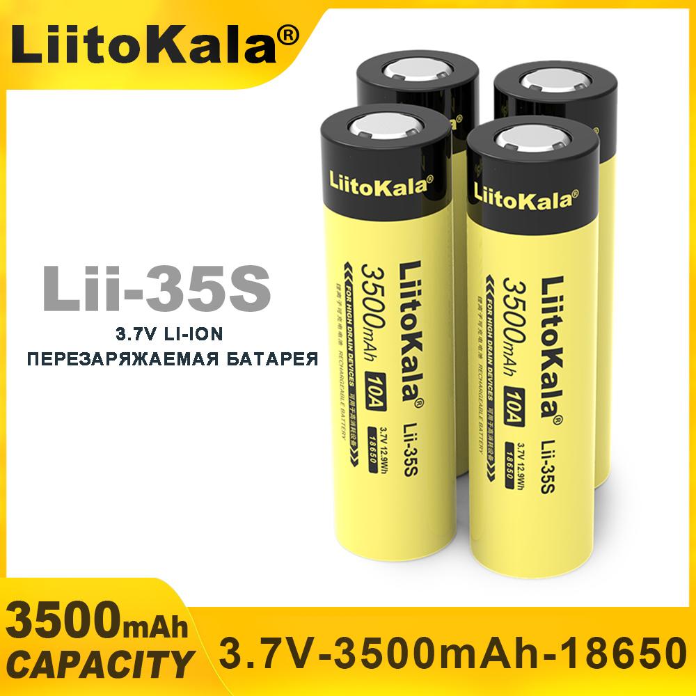 

LiitoKala Lii-35S 18650 Battery3.7V Li-ion 3500mAh Lithium Battery 1PCS