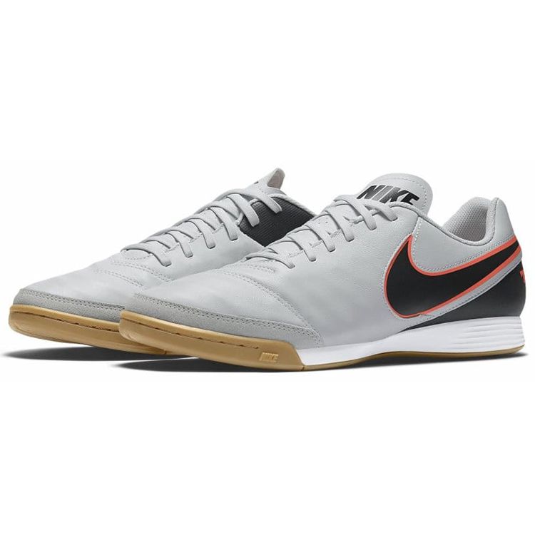 Nike Tiempo Genio 2 Indoor Soccer Shoes Men Sneaker Gray 819215-001