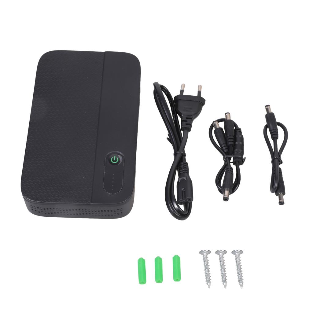 Uninterruptible Power Supply 18W with 10400mAh Capacity for Home Office Equipment Including Overcurrent Protections