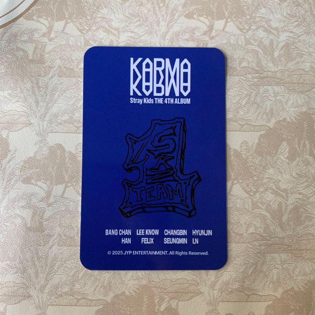 [USED] Straykids Sanok Straykids Karma Changbin Korean Pre-recorded Trading Card