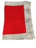 @ Chowki Aasan Mat Red Color For Pooja 70Gm