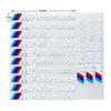 For BMW M X1 X3 Car Decoration Strip Trunk Relief Stickers Decals For Bmw M Power Performance E28 E30 E34 E36 E46 E60 E90 F84 F87 X1 X3 X5 X6