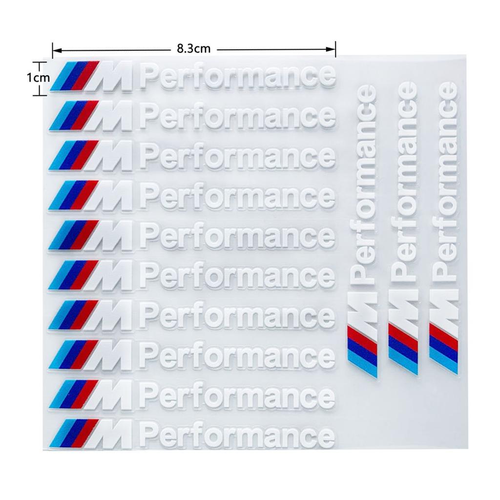 For BMW M X1 X3 Car Decoration Strip Trunk Relief Stickers Decals For Bmw M Power Performance E28 E30 E34 E36 E46 E60 E90 F84 F87 X1 X3 X5 X6