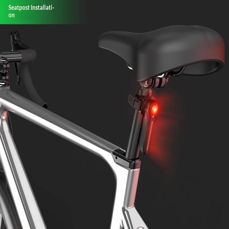 Luce Posteriore Bicicletta Sensore Frenata Ipx6 Flusso Lineare Lampeggiante Luci Posteriori Sensore Luce Intelligente Ricaricabile Led