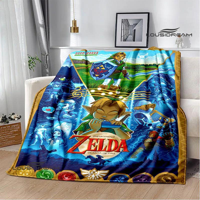 Manta Cartoon 3D Z-Zeldas Mantas de Flanela Quentes Manta Macia e Confortável Mantas para Casa e Viagem forros de cama Presente de Aniversário