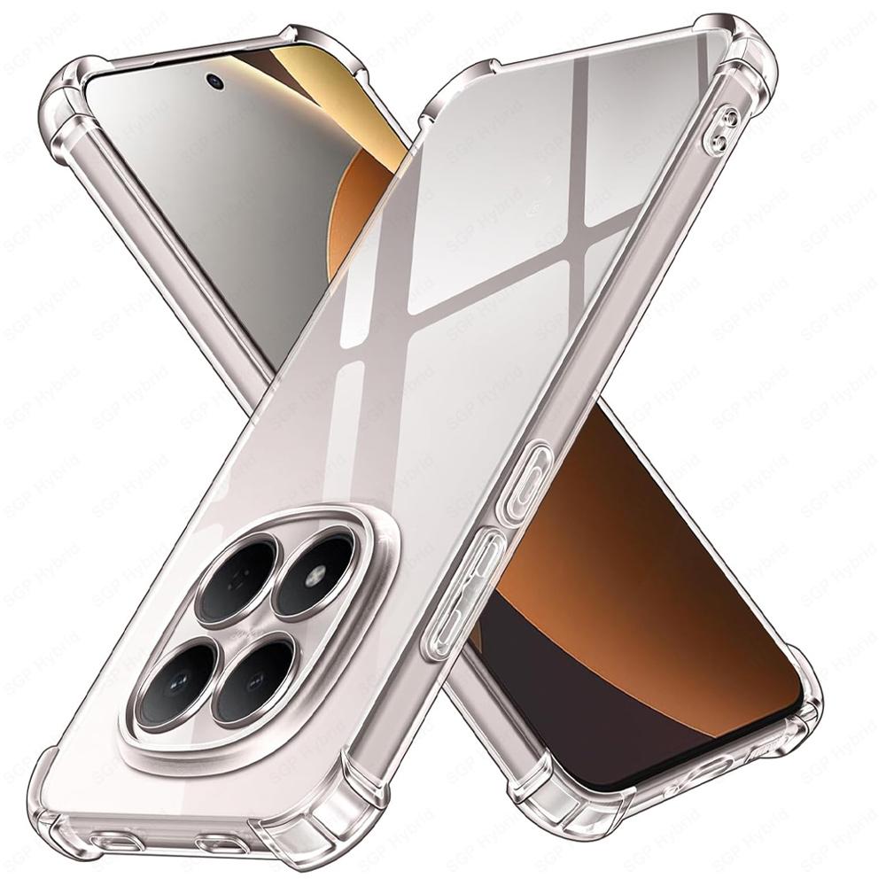 

Прозорий силіконовий протиударний чохол Coque для Xiaomi Redmi Note 15 Pro+ Чохол Захисний корпус для камери Note15 Pro Plus 15Pro Note15Pro 4G Note 15 4G&Global Version прозорий