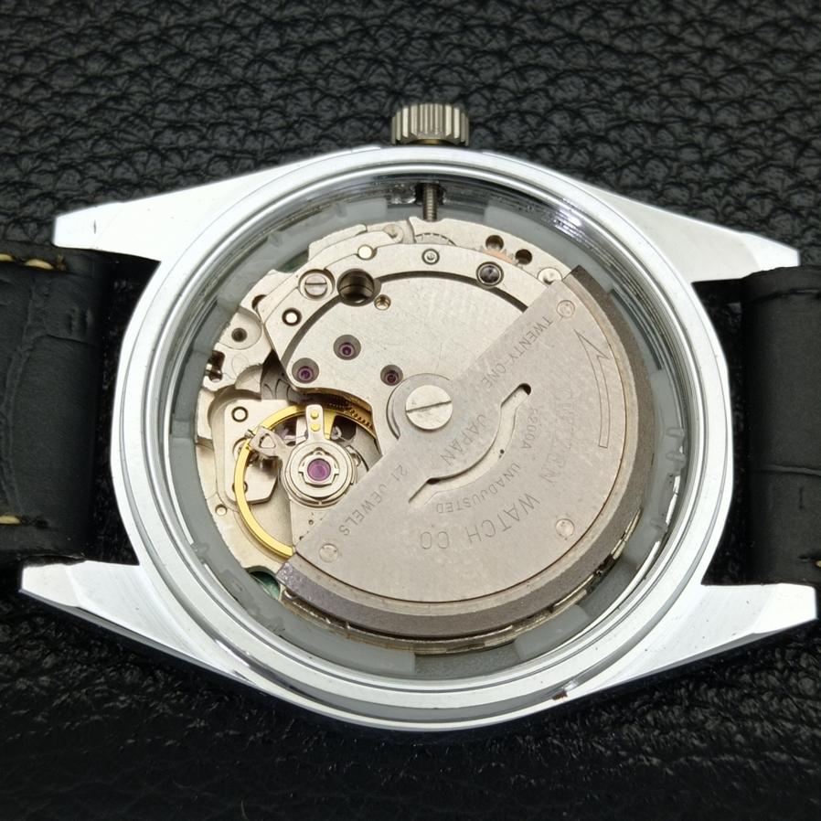 MENS REFURBISHED CITIZEN 8200 JAPAN AUTOMATIC WHITE DIAL WATCH a426235-2 RL620c-a426235