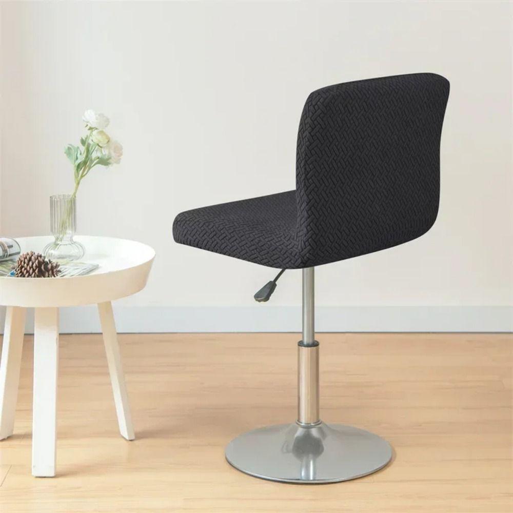 Soft Curved Chair Cover Stretchable Dining Chair Cover Universal Restaurant Stool Cover Home Decor