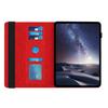 For iPad 10.9 (2022) Leather Case Rotatable Honeycomb Imprinted Shockproof Tablet Cover with Stand