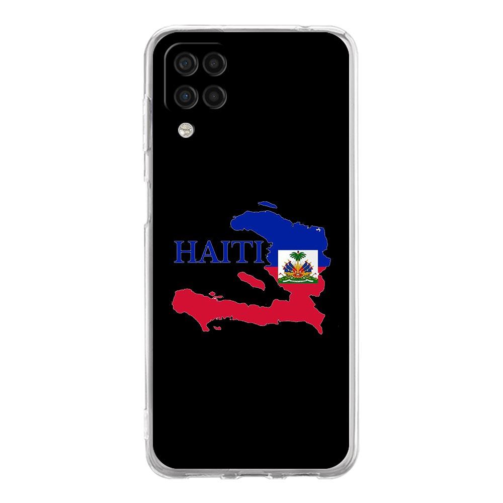 Phone Case For Samsung A54 A52 A50 A70 A10 A30 A40 A20S A20E A02S A12 A14 A22 A24 A42 A34 A32 5G A04s Cover Shipping Haiti Flag