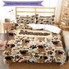 3PC Custom Name Pug Paws Bones Journal Bedding Set Duvet Cover Closure Includes 1 Duvet Cover & 2 Pillowcases for Bedroom