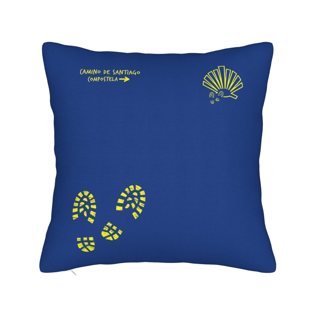 Camino De Santiago Square Pillowcases Polyester Car Shells The Way Movie Cushion Cover Cool Decor Pillow Cover 45*45