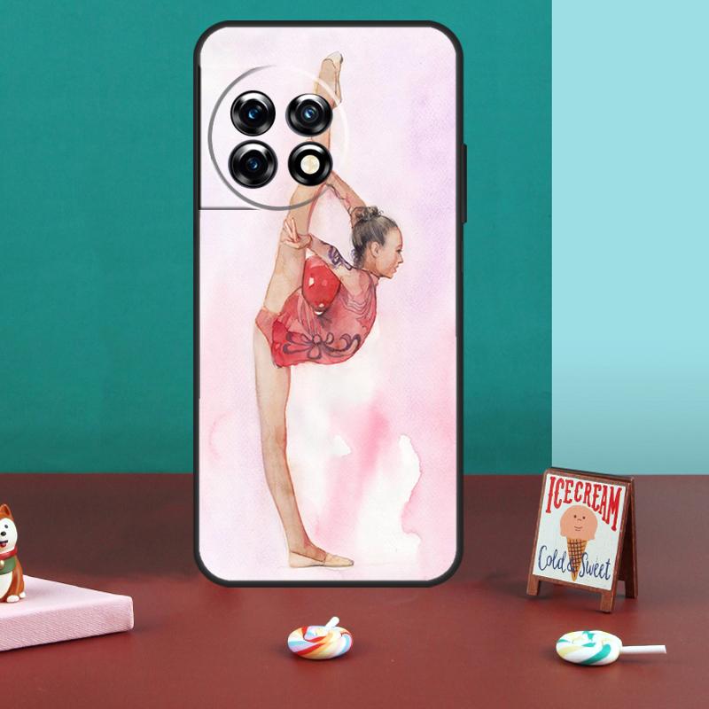 Gymnastics Oil Painting For OnePlus 13R 12R 10R 13T 10T 8T 11 12 13 15 Case For OnePlus Nord 5 CE 2 3 4 Lite N20 N30