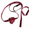 New retro lace rose collarbone chain strap neck chain bracelet neck thin necklace sex underwear accessories