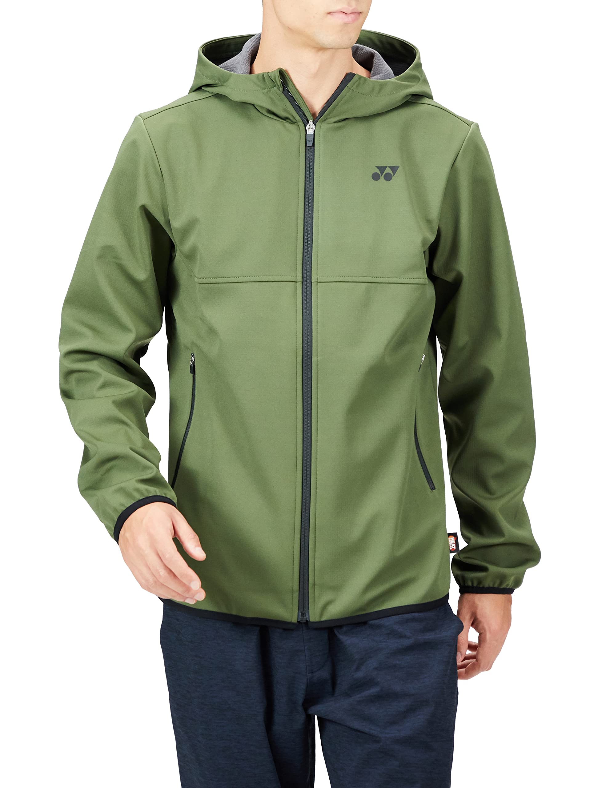 

Yonex Khaki Size M Warm-up Hoodie, (191),
