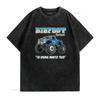 Womens Monster Truck T Shirt Black Small Vintage Washed Comfortable Stylish Versatile Slightly Designer Clothes Casual Homme