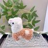Dot Polka Charming Alpaca Plush Toy Super Soft Stuffed Animal For Keychains And Gifts
