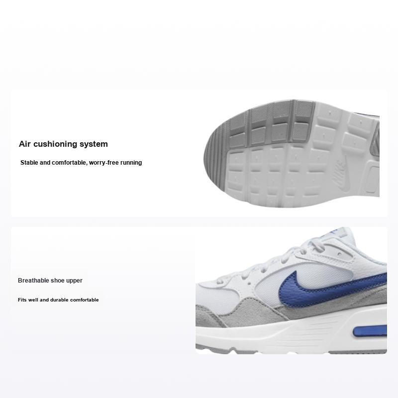 Кроссовки Nike Air Max SC GS White Game Royal для детей Wolf-Grey CZ5358-101 38.5
