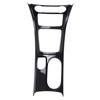 AA92-Car Center Console Water Cup Holder Panel Trim For Mercedes GLA CLA A Class W176 2013-2018 LHD ABS Carbon Fiber