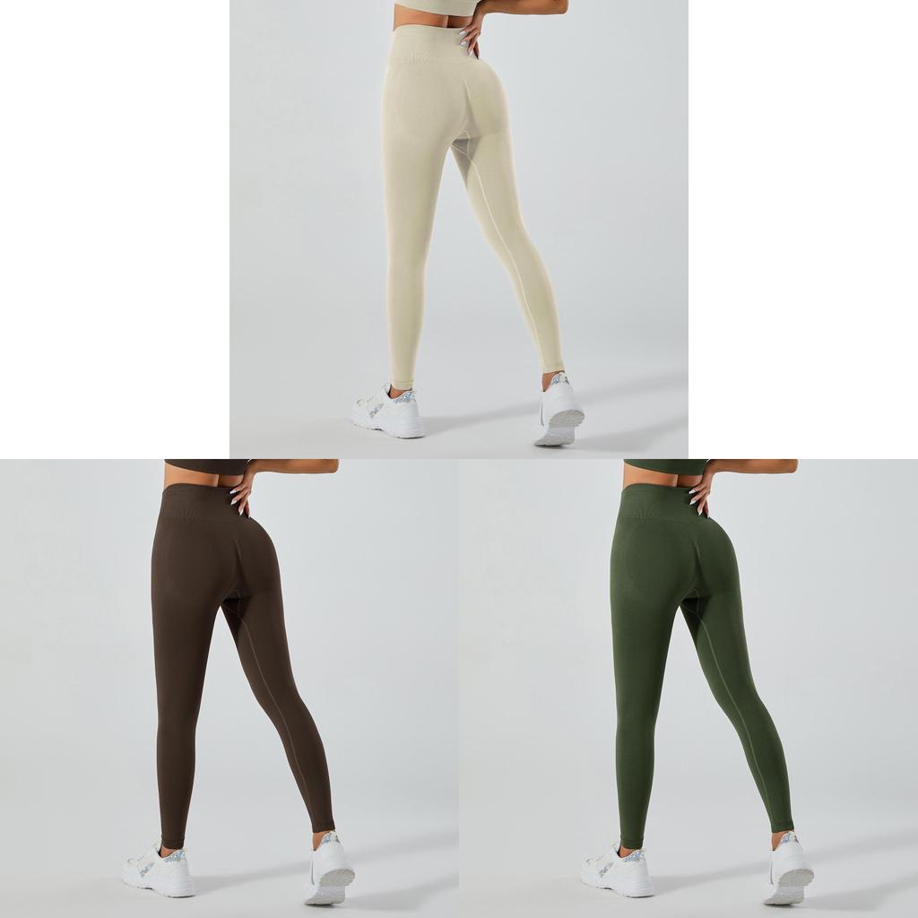 Seamless Yoga Pants For Women High Waist Tummy Control Sport Leggings For Running Fitness