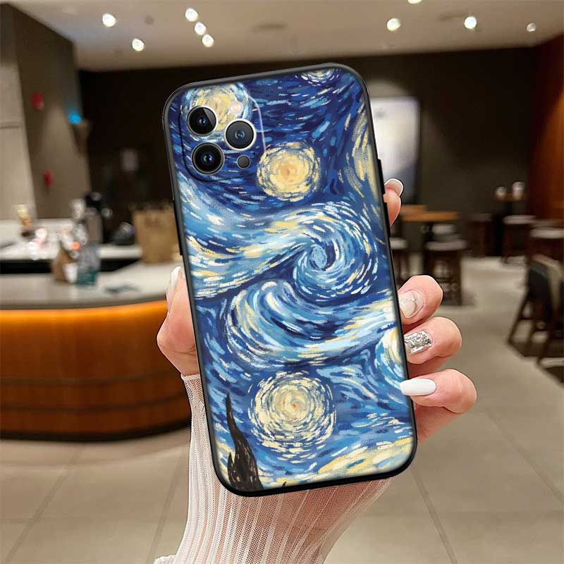 Starry Night Van Gogh Painting New High-End Shell Phone Case for Xiaomi Poco F8 M4 M5 M6 M7 X3 X6 X7 Pro GT NFC Ultra