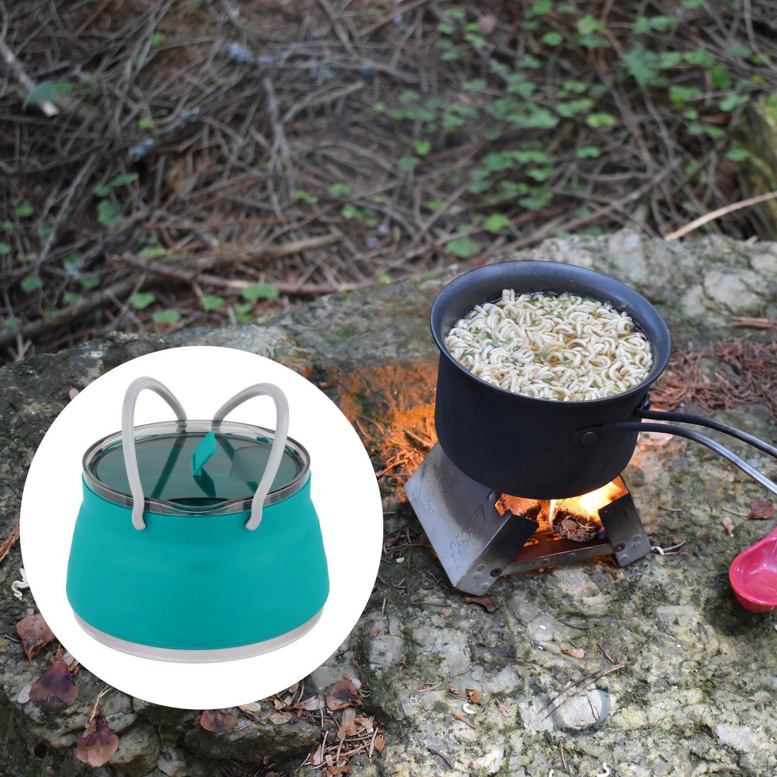 Cooking Pot, Travel Folding Water Kettle Portable for Outdoor/Camping/Hiking