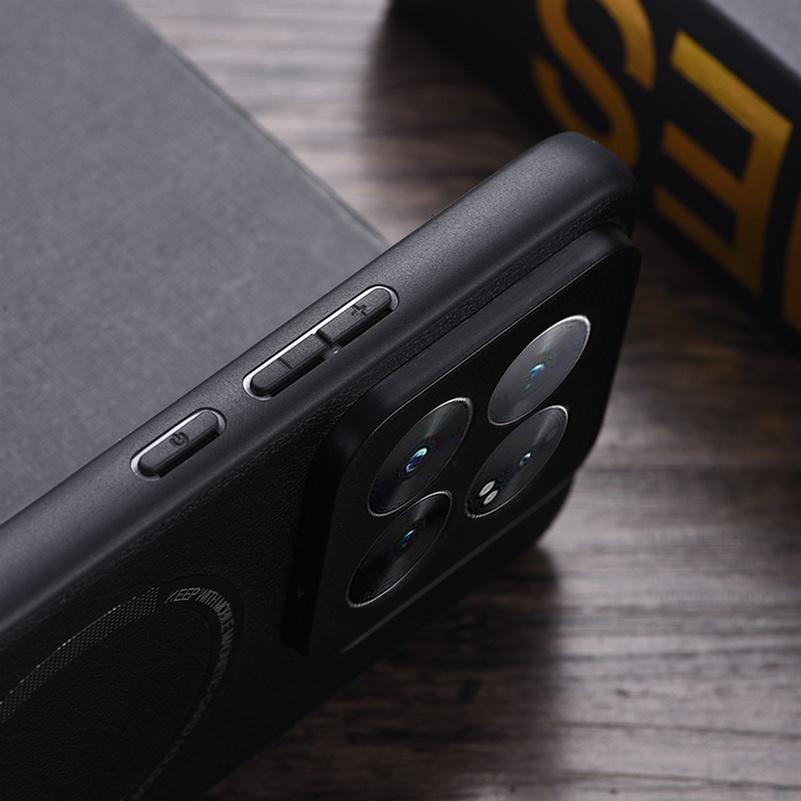Magsafe Magnetic Wireless Charging Case For Xiaomi 15 Ultra Mi 15 Pro 14T Pro 14  PU Leather Cover