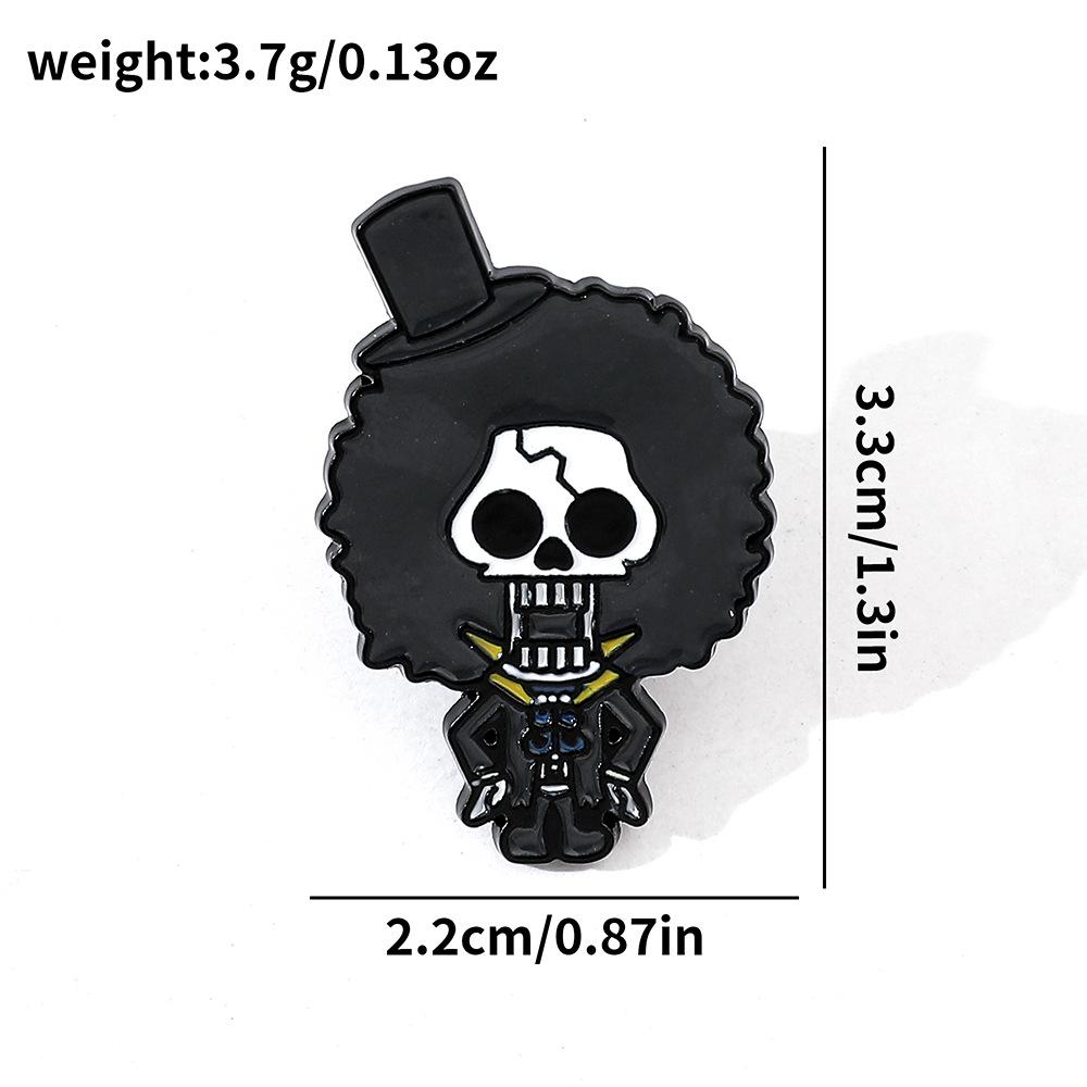 191 Spot ONE PIECE Brooch Riman Metal Badge Luffy Pirates One Piece Pin Accessories