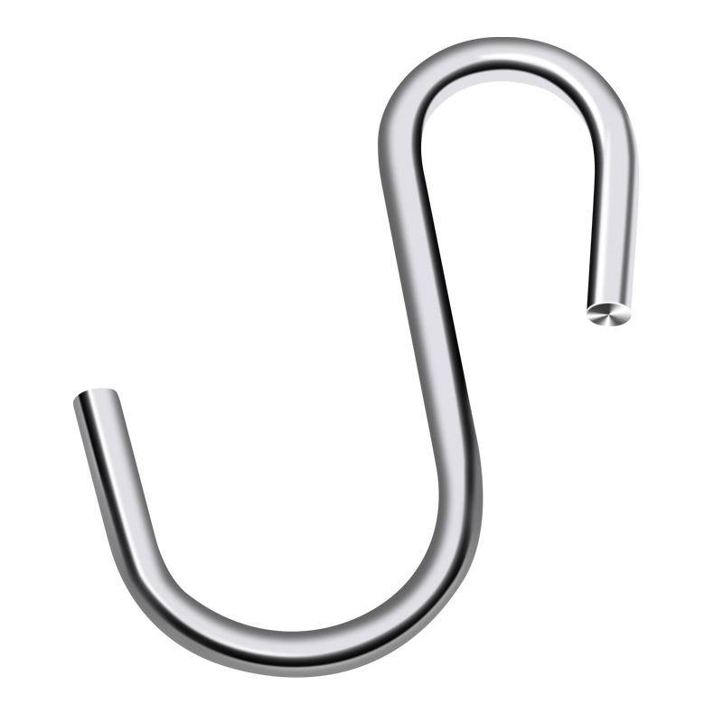Kaldvalset stål Multifunksjonell S-formet krok for bruk på kjøkken, bad eller i studenthybel