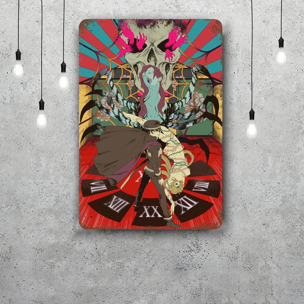 Smt Nocturne Metal Signs Wall Decor Vintage Tin Signs Captain Metal Poster Decor for Bar Pub Club Wall Decoration