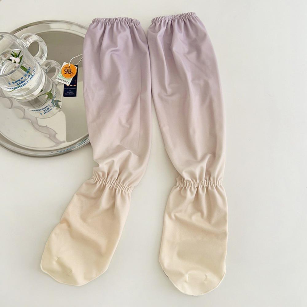 Gradient Long Ice Silk Sleeves Elastic Cycling Gloves Sun Protection Sunscreen Arm Covers  Outdoor