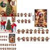 Monkey Christmas Countdown Calendar With Acrylic Wall Hangings For Holiday Celebration And Gifts