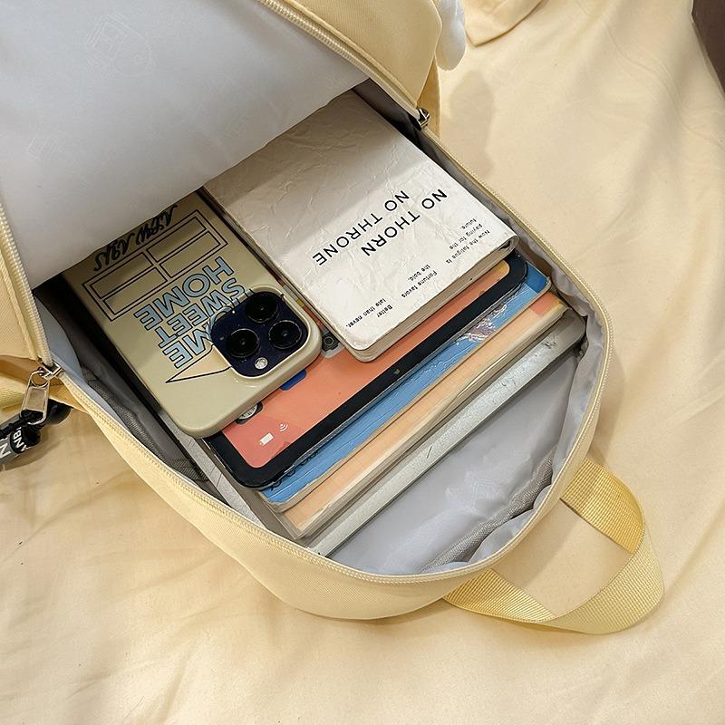 School Bag New High Value Fresh Sweet Girl Soft Cute Cartoon Animal Backpack Light Backpack