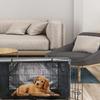 Oxford Cloth Dog Cage Cover Thickened Warm Rainproof Case Wire Crate Sun Covers  Wire Cages