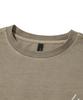 Welteoigseupelimeonteu Overdyed Trail Stitch Long Sleeves T-Shirt_Beige