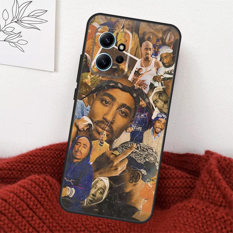 Rapper T-Tupac Shakur Case For Xiaomi Redmi Note 13 10 11 12 14 15 Pro Plus Cover For Redmi 15 15C 14C 10C 12C 13C