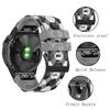 22 26mm Quick Fit Watchbands For Garmin Fenix 6 6X Pro 7 7X 5X 5 Plus 3HR Silicone Easyfit Wrist Band Football Pattern Strap