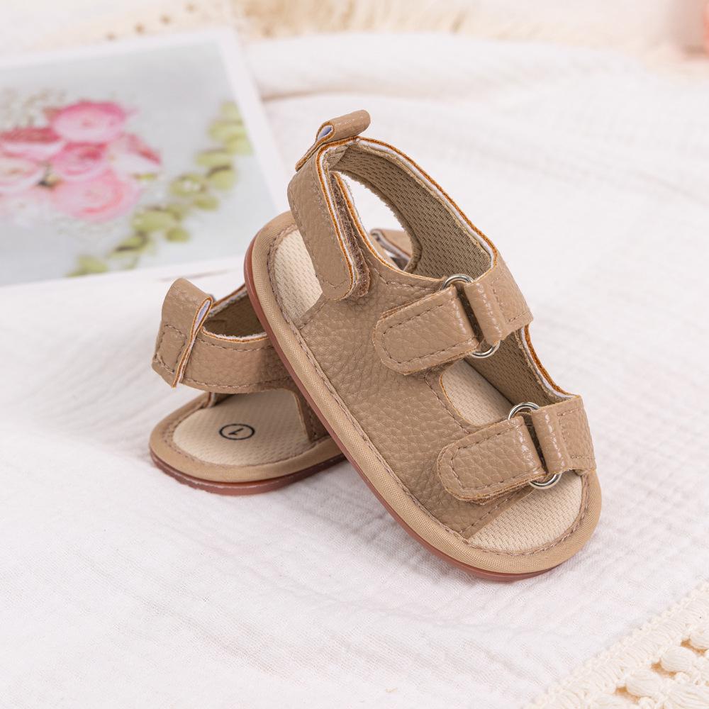2025 Summer Casual Soft Sole PU Sandals with Velcro for Baby Boys & Girls - Breathable Toddler Shoes