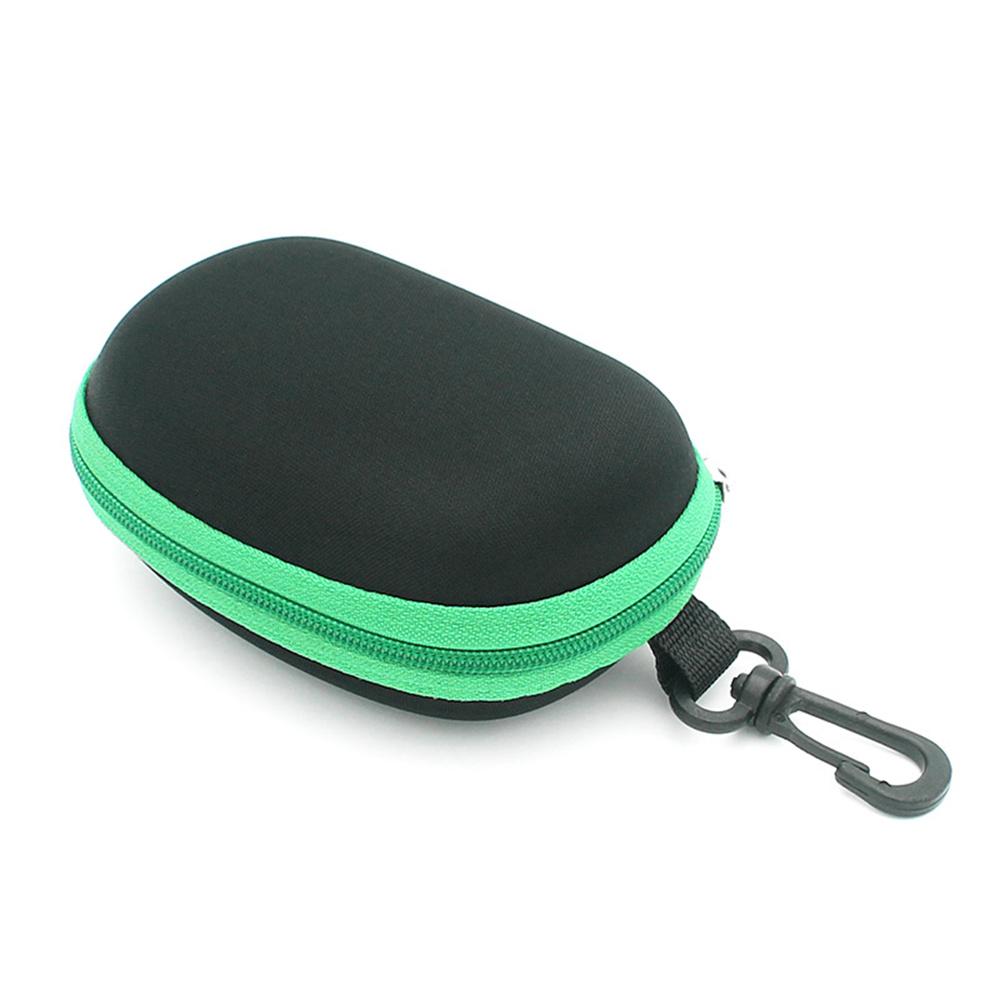 Portable Folding Glasses Case Eva Zippered Sunglasses Box Eyewear Case Crushproof Waterproof Foldable Storage Pouch With Hook