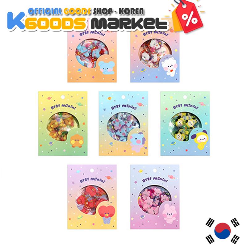 

BT21 minini Flake Sticker Pack Официальные товары Monopoly