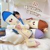 Cartoon House Long Throw Pillow Girls Bed Hugging Leg Long Throw Pillow Children Soothing Hugging Sleeping Long Pillow