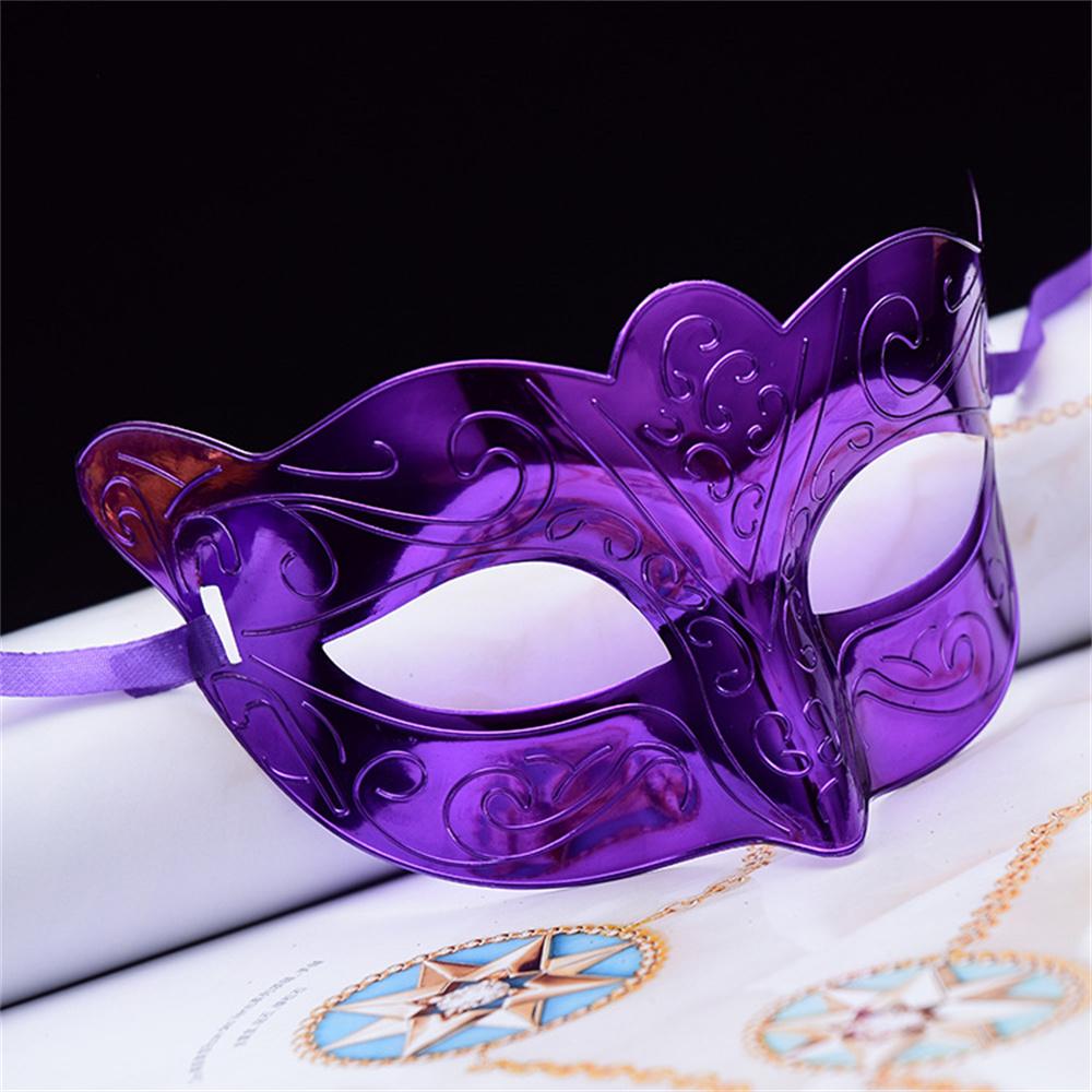 Halloween Mask New Translucent Creative Mask Masquerade Masquerade Party Half Face Decorative Mask