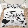 3Pcs Dalmatian Dogs Art Bedding Sets For All Sizes New 3D Printed Bed Cover Comforter Duvet Cover Pillowcase Bedroom Decoration