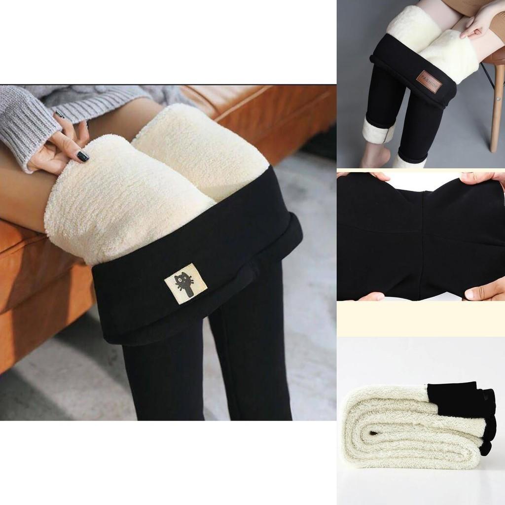 Winter Warme Faux Kaschmir High Waist Skinny Leggings für Damen mit Thermokomfort