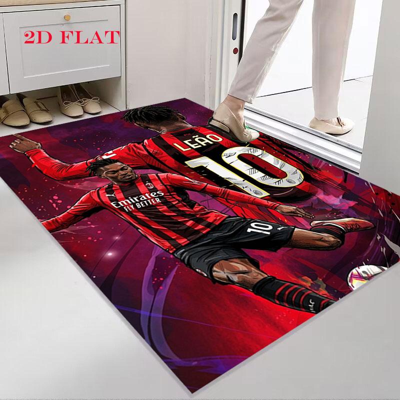 Rafael Leão Player Carpet Rug for Living Room Bedroom Home Sofa Decoration,Kids Play Nonslip Floor Mat