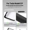 Rear Air Vent Cover for Tesla Model 3 Highland Model Y Juniper Center Console Leather Armrest Box Anti-Scratch Car Accessories