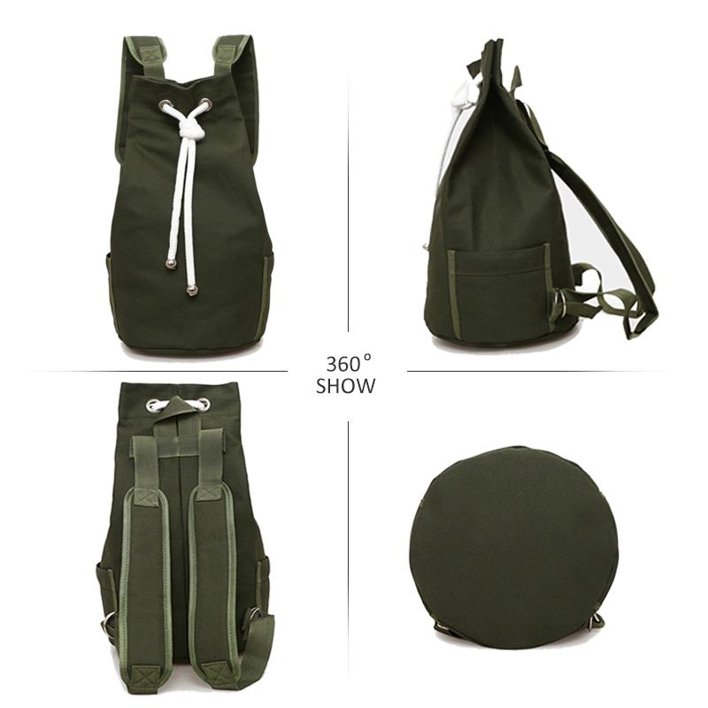 Männer Sporttasche Kordelzug Rucksack Eimer Sport Basketball Taschen Für Frauen Fitness Leinwand