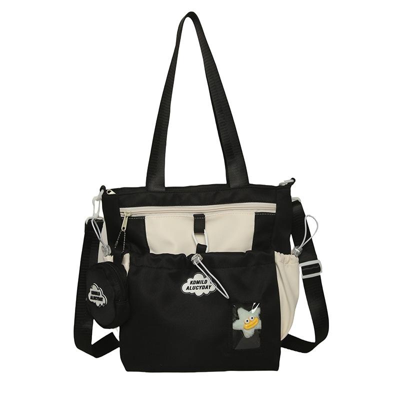 High-value soft girl girl backpack small ins mini small bag female college student spring outing two-piece backpack