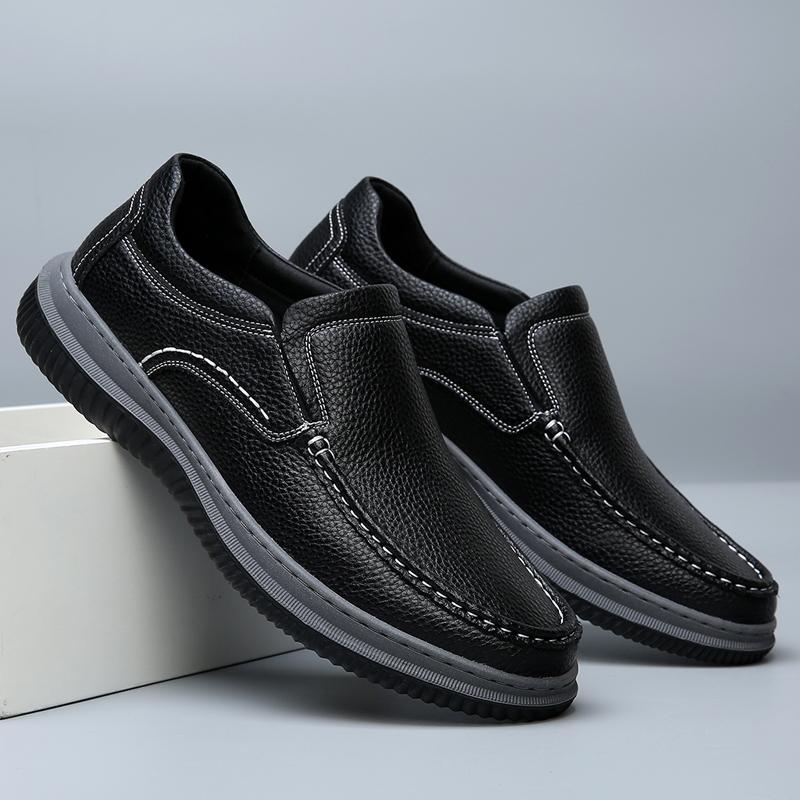 Fashion mens dress shoes men lace up fashion Business Formal man Bullock Oxfords shoes Genuine Leather British style Retro lace-up shoes